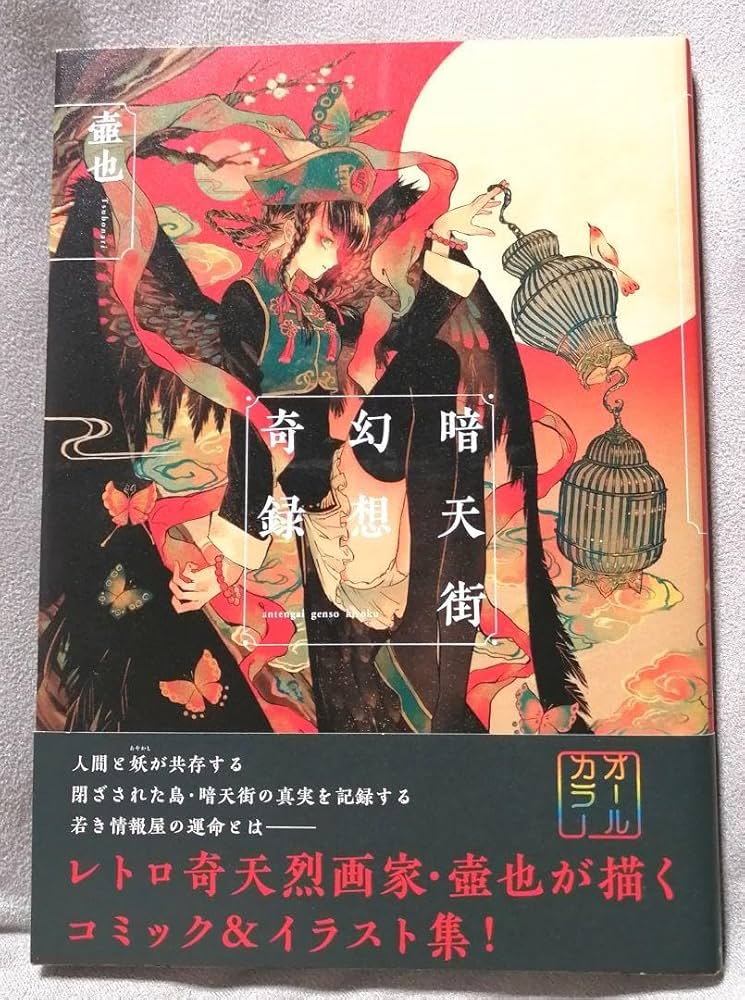 壺也　画集＋イラスト本＋グッズセット Amazon.co.jp: 暗天街幻想奇録 壺也 イラスト集 画集 : おもちゃ